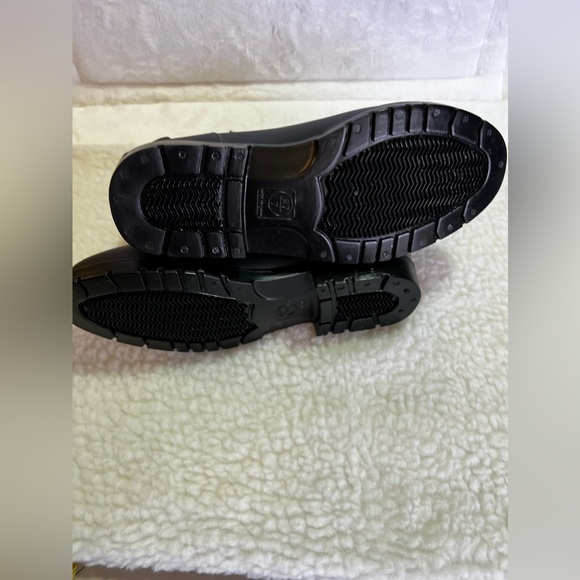 Asgard Rain Boots Black Ankle Short with Heel Pull Tabs US 7 / EUR 37 Women's - Picture 13 of 16